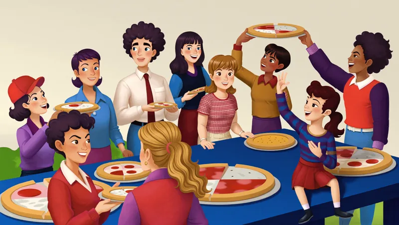 Fraction Pizza Party game cover
